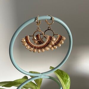 Hand-Beaded Earrings